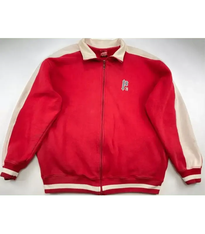 Pelle Pelle Red Varsity Wool Jacket