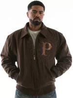 Pelle Pelle Snakeskin Dragon Brown Jacket,Pelle Pelle, PellePelle.com