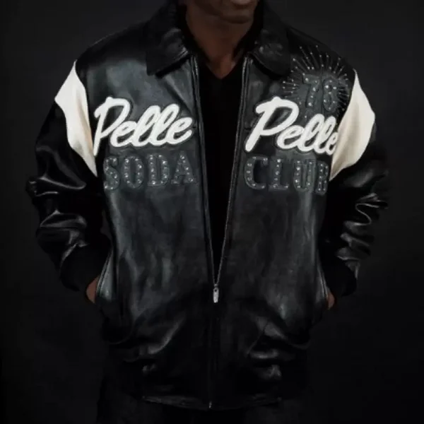 Pelle Pelle Soda Club Black Men Jacket, pellepelle.us