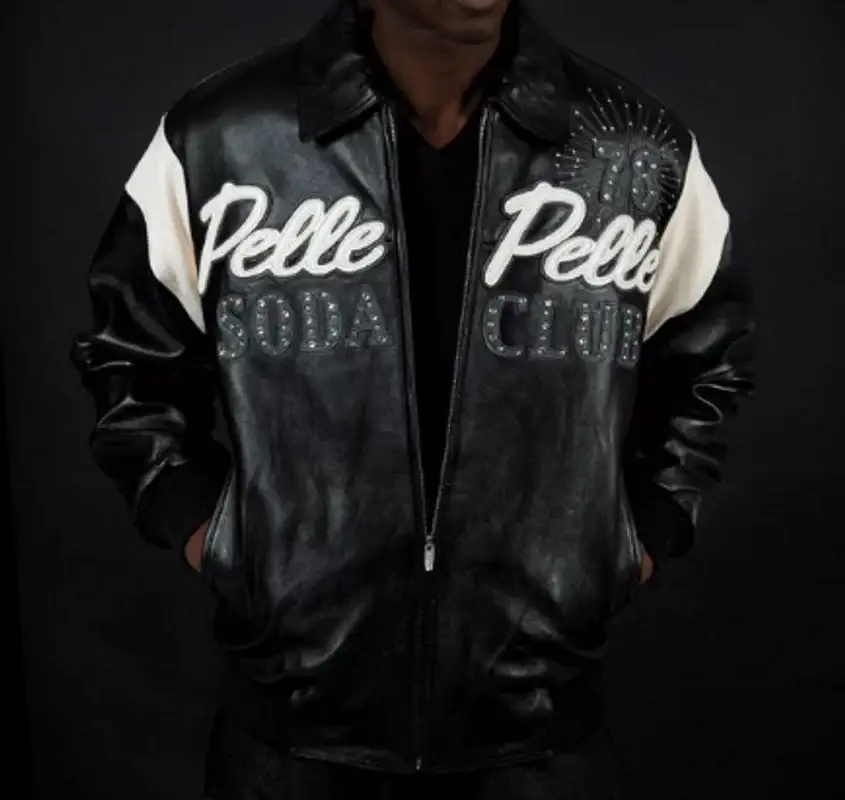 Pelle Pelle Soda Club Black Men Jacket, pellepelle.us