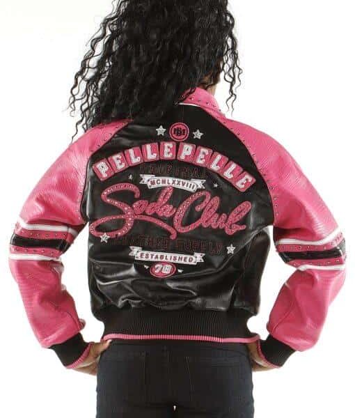 Pelle Pelle Soda Club Pink Leather Jacket, pellepelle.us