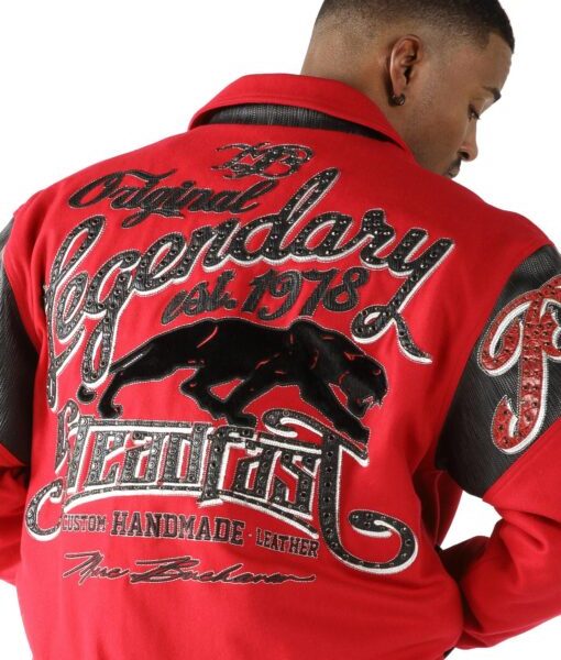 Pelle Pelle Steadfast Red Legendary Wool Jacket, pellepelle.us