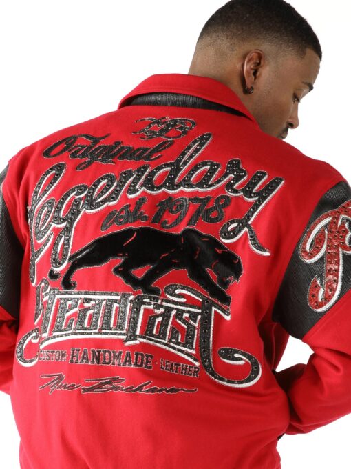 Pelle Pelle Steadfast Red Legendary Wool Jacket, pellepelle.us