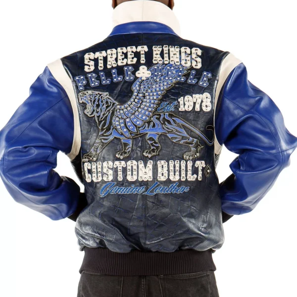 Pelle Pelle Street Kings Blue Leather Jacket, Pelle Pelle, PellePelle.com