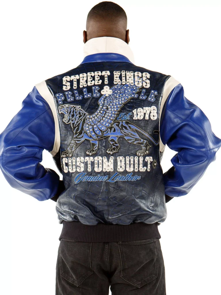 Pelle Pelle Street Kings Blue Leather Jacket, Pelle Pelle, PellePelle.com