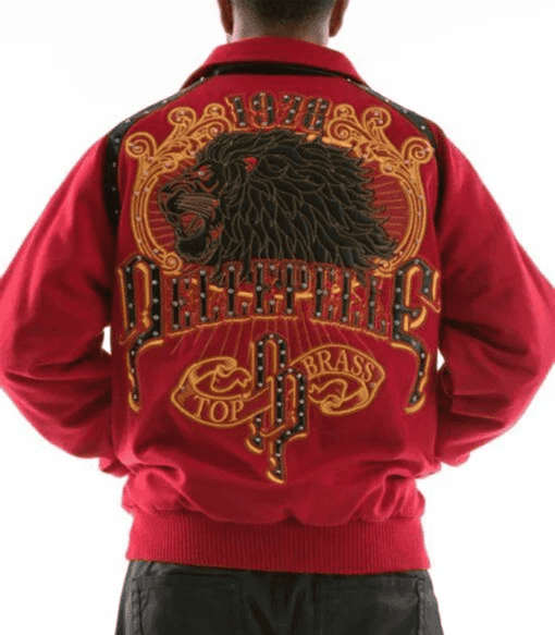 Pelle Pelle Red 1978 Wool Jacket, pellepelle.us