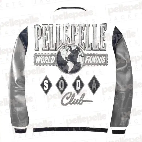 Pelle Pelle World Famous Silver Soda Club Plush Jacket, pellepelle.us