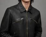 Pelle Pelle Men Verdi Black Leather Jacket