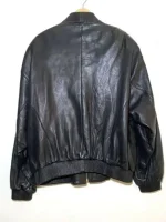 Pelle Pelle Black And Golden MB Leather Jacket