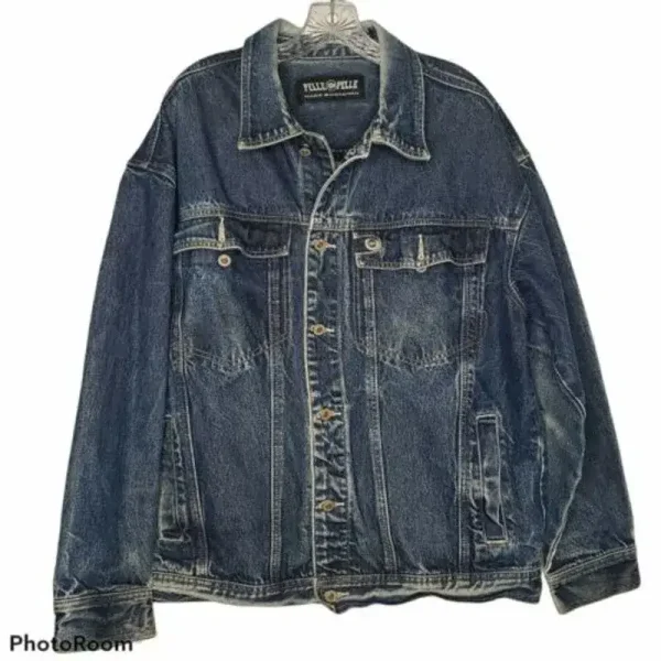 Pelle Pelle MB Blue Denim Jacket, pellepelle.us