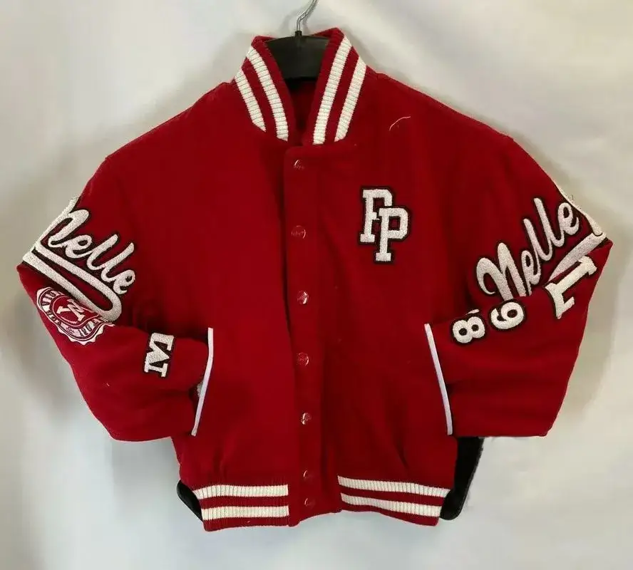 Pelle Pelle Kids MB Red Wool Jacket, pellepelle.us