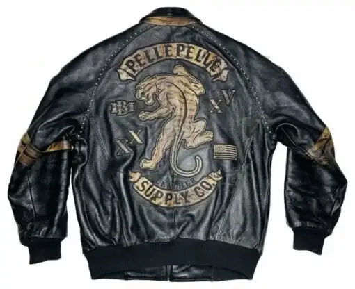 Pelle Pelle Supply CO. Black Leather Jacket, pellepelle.us