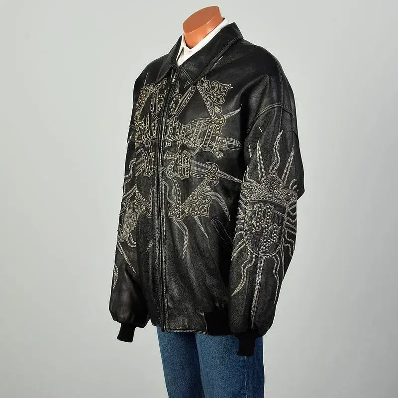 Pelle Pelle Black Signature Leather Jacket, pellepelle.us