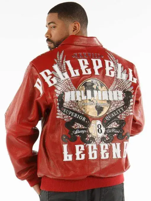 Pelle Pelle World Famous Legend Red Jacket pellepelle.us