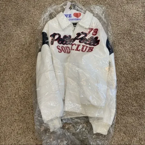 Rare Vintage Leather Pelle Pelle Soda Club Jacket, pellepelle.us