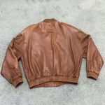 Vintage Marc Buchanan Pelle Pelle Brown Leather Jacket