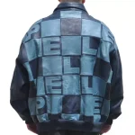 Vintage Pelle Pelle By Marc Buchanan Blue Leather Jacket