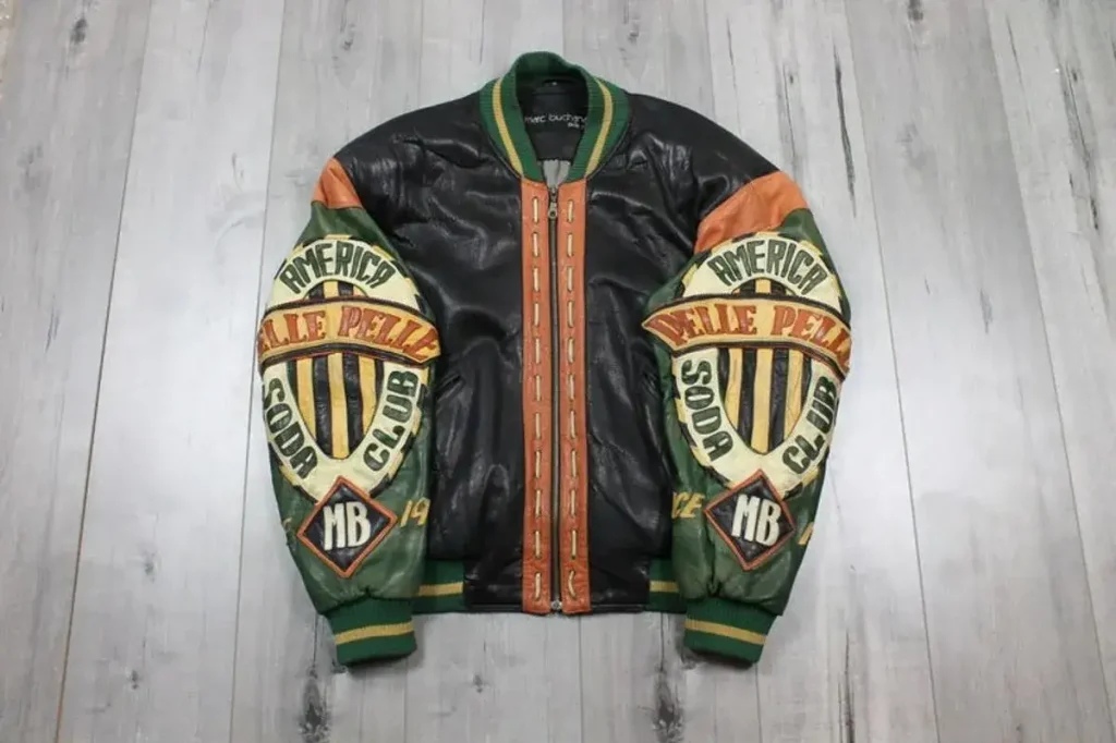 Pelle Pelle America Soda Club MB Leather Jacket, PELLEPELLE.US