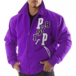 Pelle Pelle Purple Tiger Wool Jacket