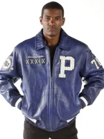 Pelle Pelle Blue 1978 Leather Jacket, pellepelle.us