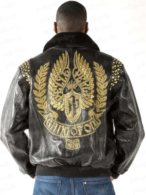 Pelle Pelle Gang Of One Black Leather Jacket, pellepelle.us