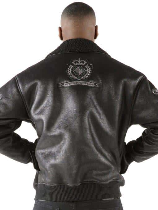 Pelle Pelle Coat Of Arms Black Jacket, pellepelle.us