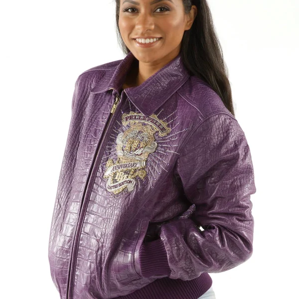 Pelle Pelle Ladies 40th Anniversary Purple Jacket,Pelle Pelle, PellePelle.com