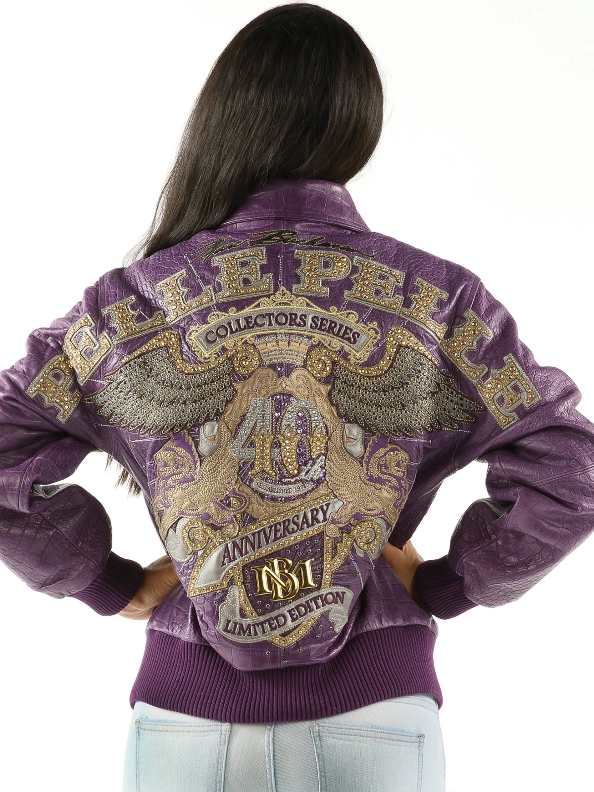 Pelle Pelle Ladies 40th Anniversary Purple Jacket, Pelle Pelle, PellePelle.com