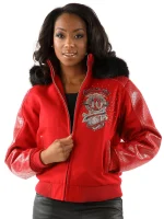 Ladies Pelle Pelle 40th Anniversary Red Jacket, Pelle Pelle, PellePelle.com