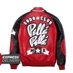 Pelle Pelle Soda Club Red Leather Jacket, pellepelle.us