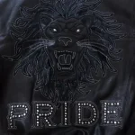 Pelle Pelle Black Pride Studded Leather Jacket