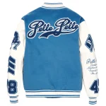 Pelle Pelle Blue Varsity MB Wool Jacket