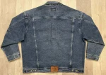 Pelle Pelle Men Grey Denim Bomber Jacket