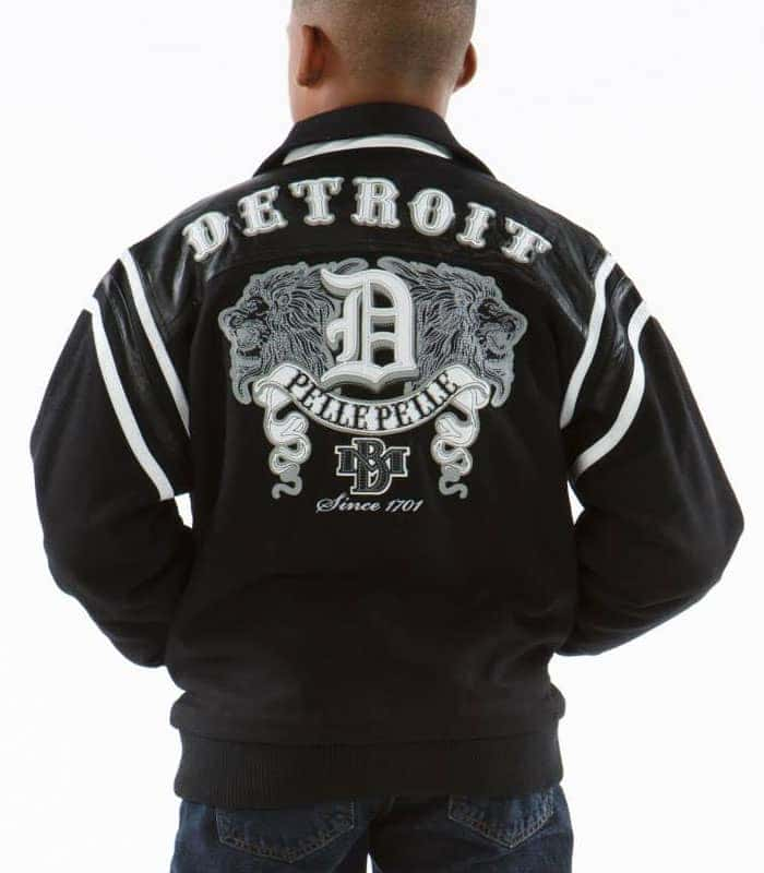 Pelle Pelle Black MB Detroit Wool Jacket, PELLEPELLE.US