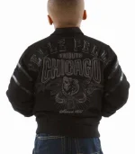 Pelle Pelle Kids Tribute Chicago Black Jacket