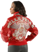 Pelle Pelle Ladies 40th Anniversary Red Jacket, Pelle Pelle, PellePelle.com