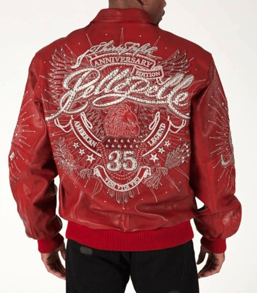 Pelle Pelle American 35 Red Leather Jacket, pellepelle.us