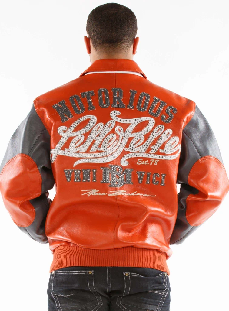 Pelle Pelle Fire Orange Notorious Jacket, pellepelle.us