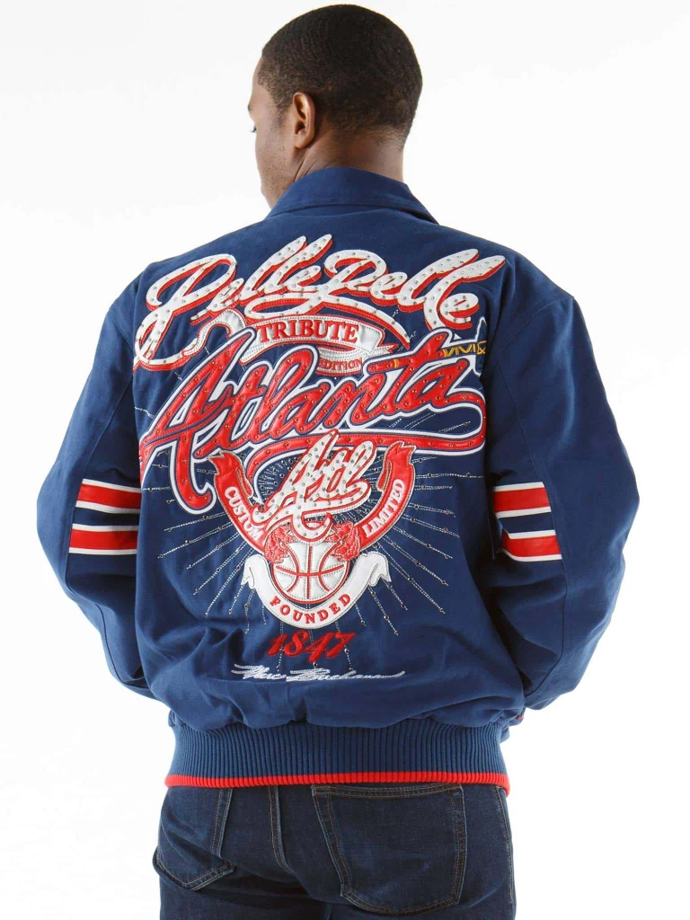 Pelle Pelle Atlanta Tribute Blue Jacket,pellepelle.us