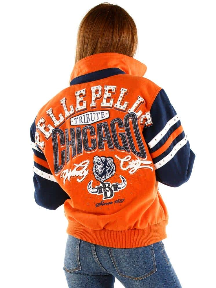 Ladies Pelle Pelle Chicago City Tribute Jacket, pellepelle.us