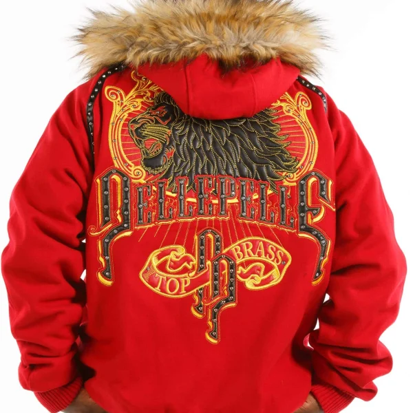 Pelle Pelle Top Brass Red Coat, pellepelle.us