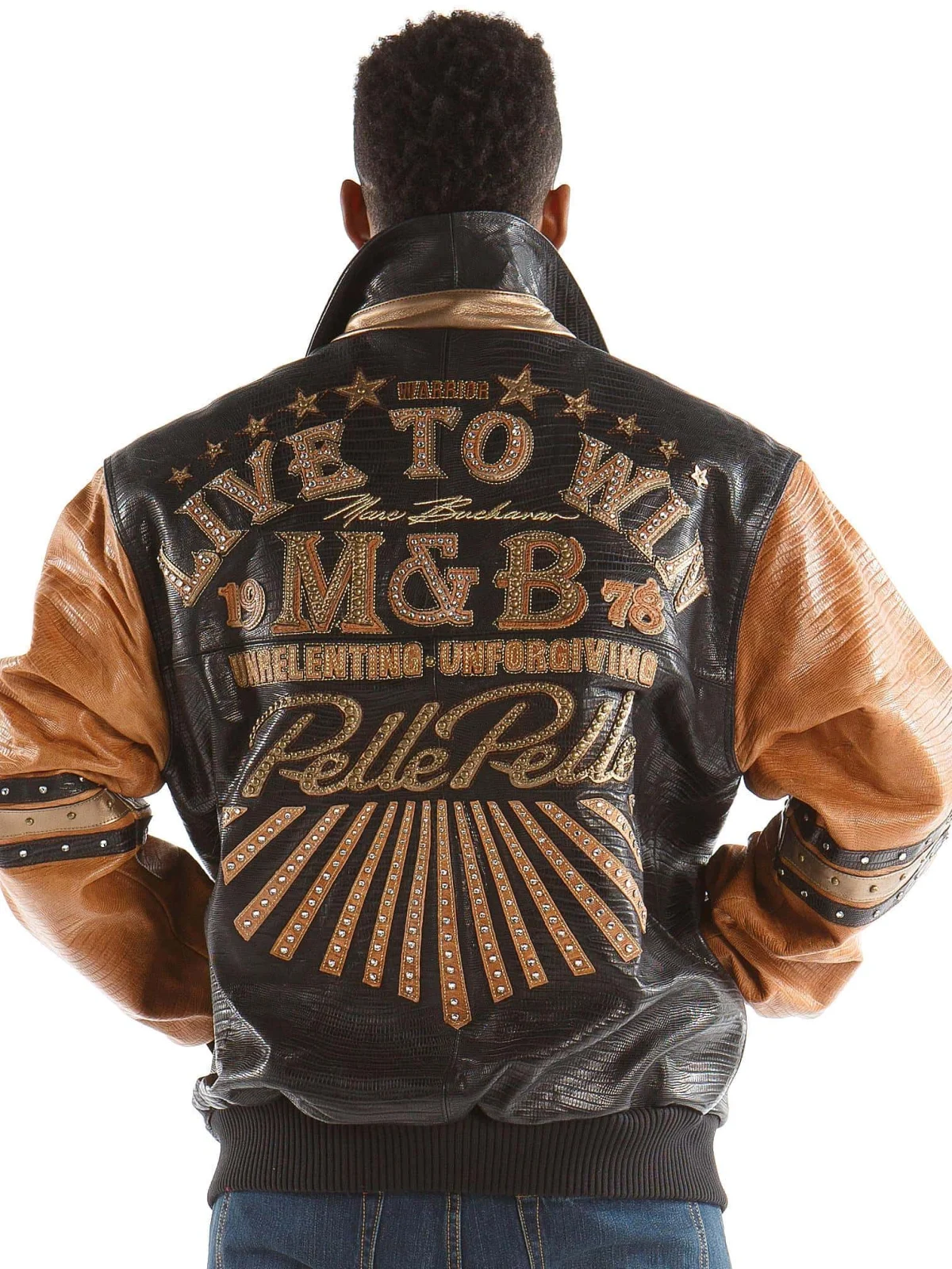 Pelle Pelle Live To Win Brown Leather Jacket, pellepelle.us