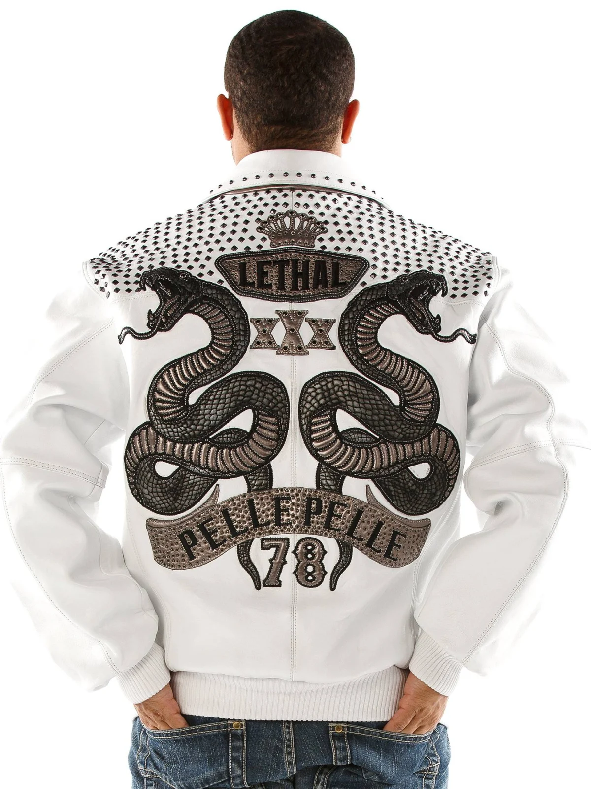 Pelle Pelle Lethal White Leather Jacket, pellepelle.us