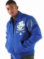 Pelle Pelle King Of Thrones Blue Wool Jacket