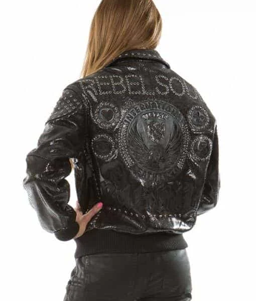 Pelle Pelle Ladies Rebel Soul Black Jacket, pellepelle.us