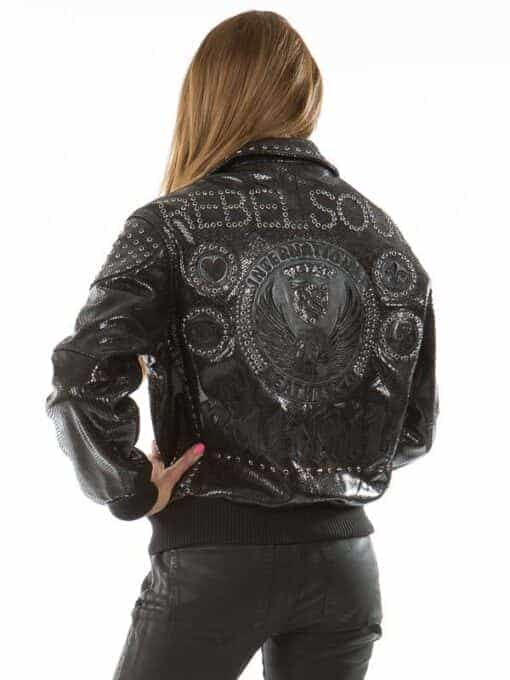 Pelle Pelle Ladies Rebel Soul Black Jacket, pellepelle.us