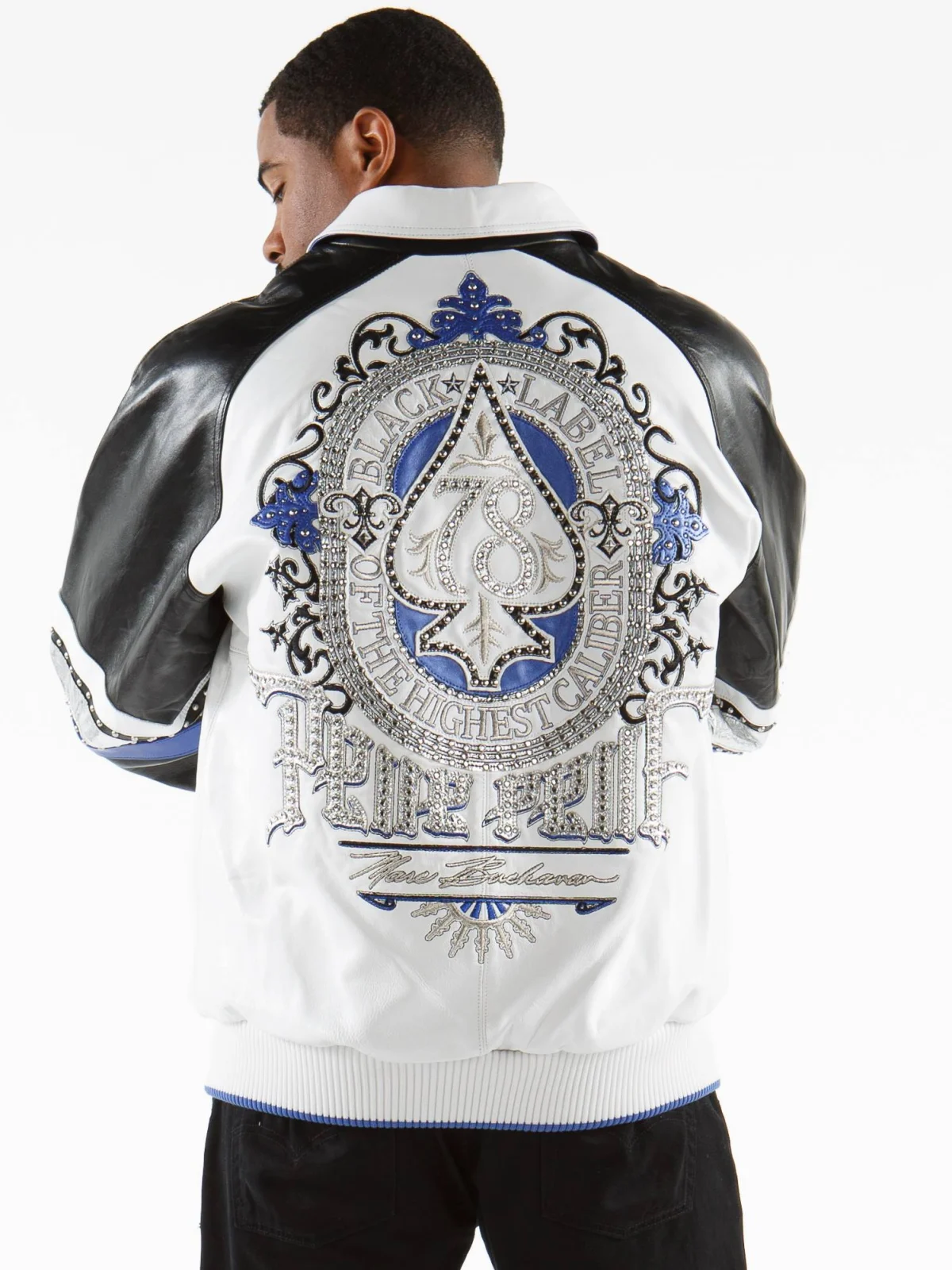 Pelle Pelle Highest Caliber White Leather Jacket, pellepelle.us