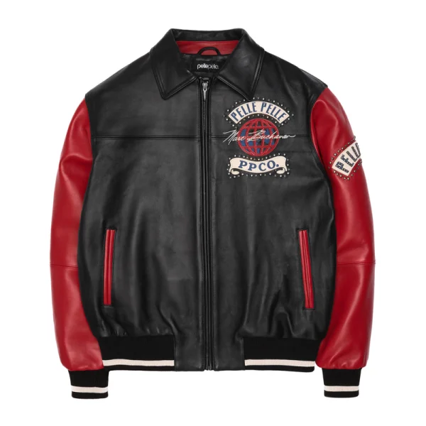 Pelle Pelle Black World Tour Jacket, pellepelle.us