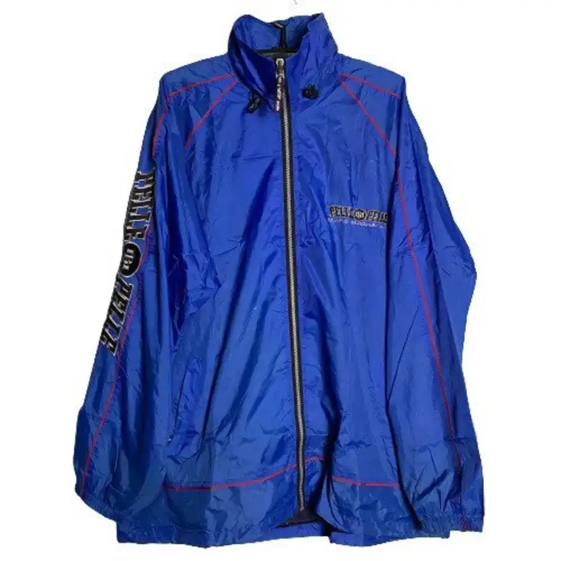 Pelle Pelle Dark Blue MB Windbreaker Jacket, pellepelle.us