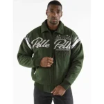 Pelle Pelle MB Dark Green Wool Jacket